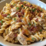 Crack chicken and noodles is rich, flavorful, and the perfect quick family meal.