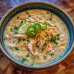 Savory Crockpot White Chicken Chili Soup