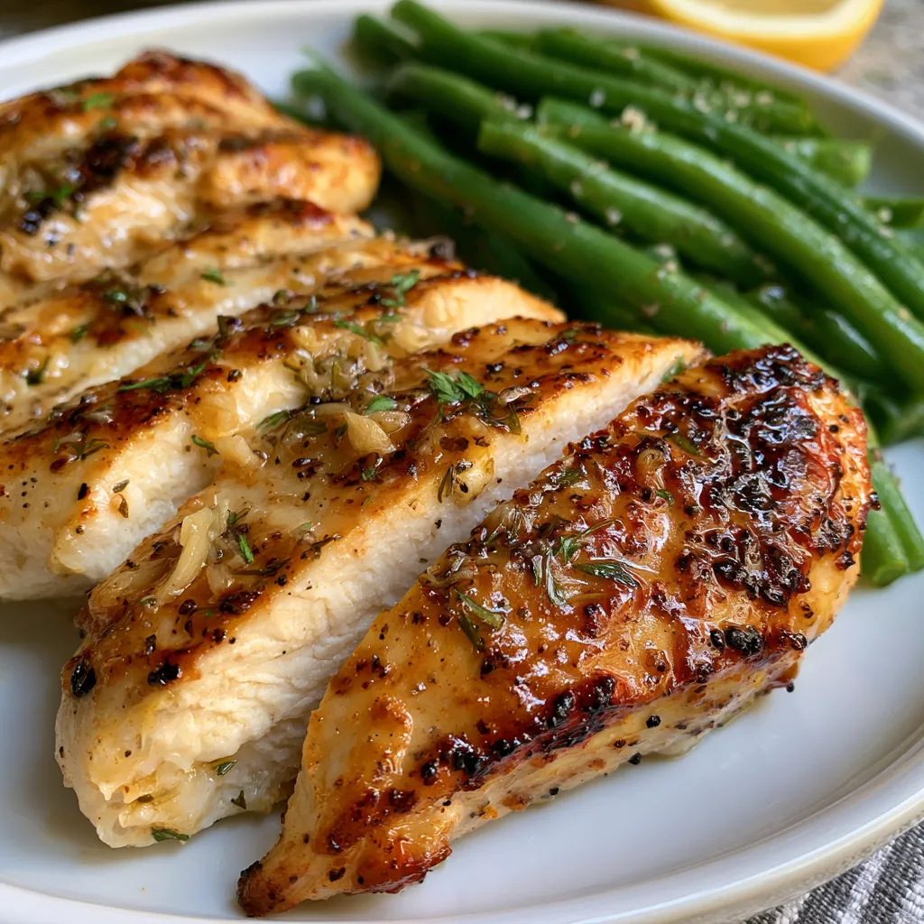 Air Fryer Lemon Garlic Butter Chicken