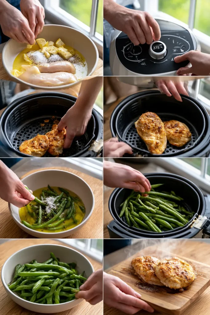 Air Fryer Lemon Garlic Butter Chicken