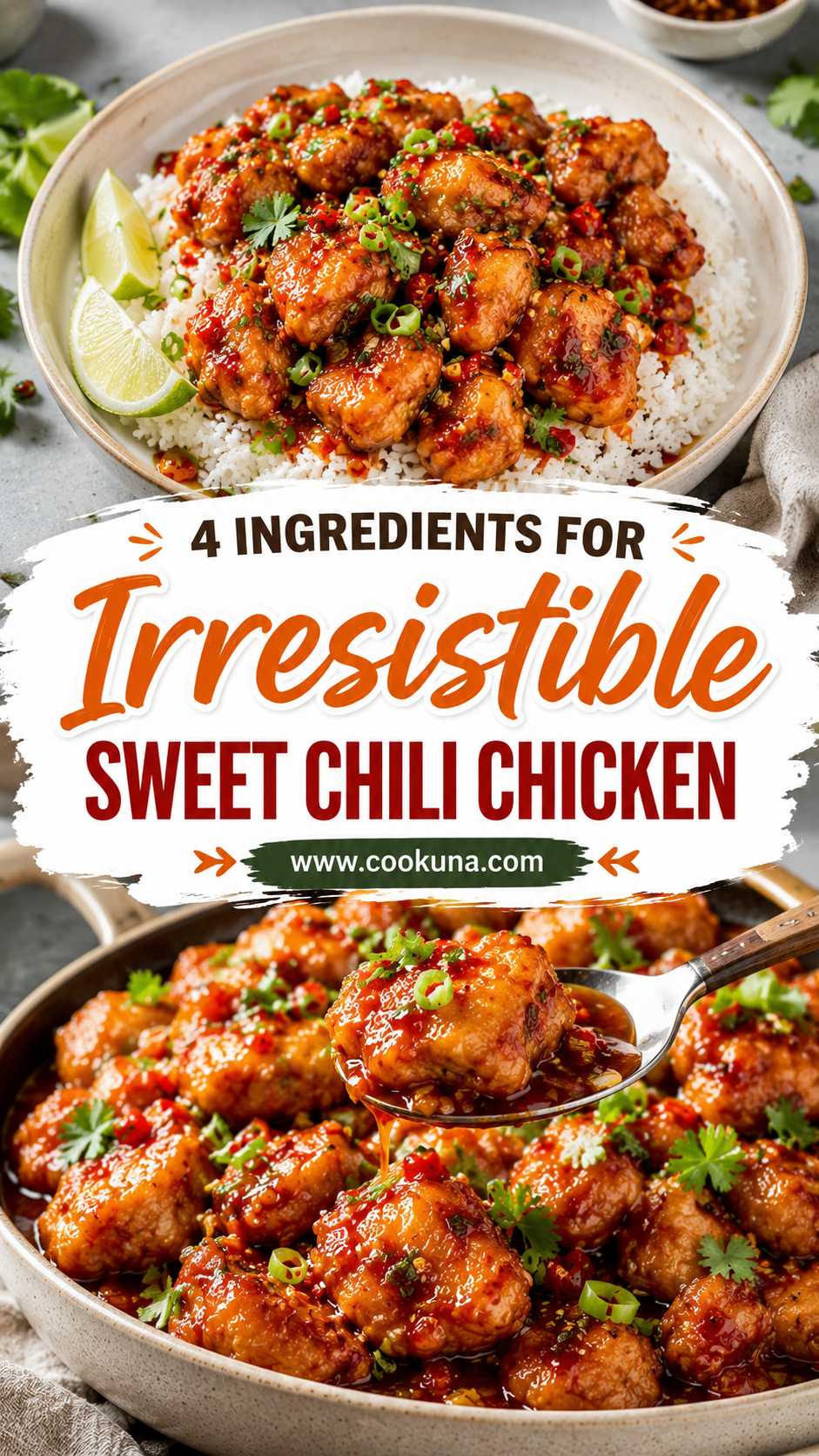 Air Fryer Sweet Chili Chicken and Brussels Sprouts