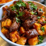BBQ Beef Sweet Potato Bowl