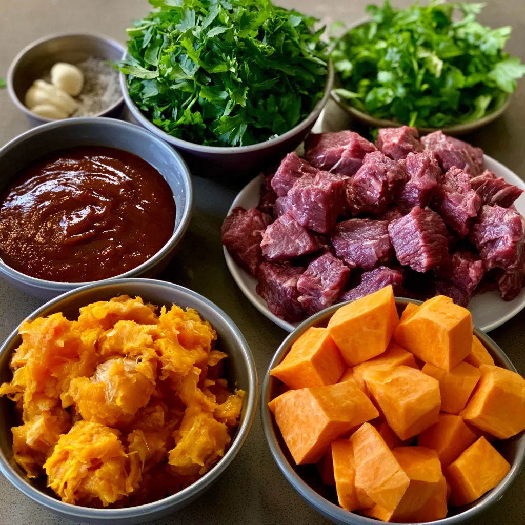 BBQ Beef Sweet Potato Bowl