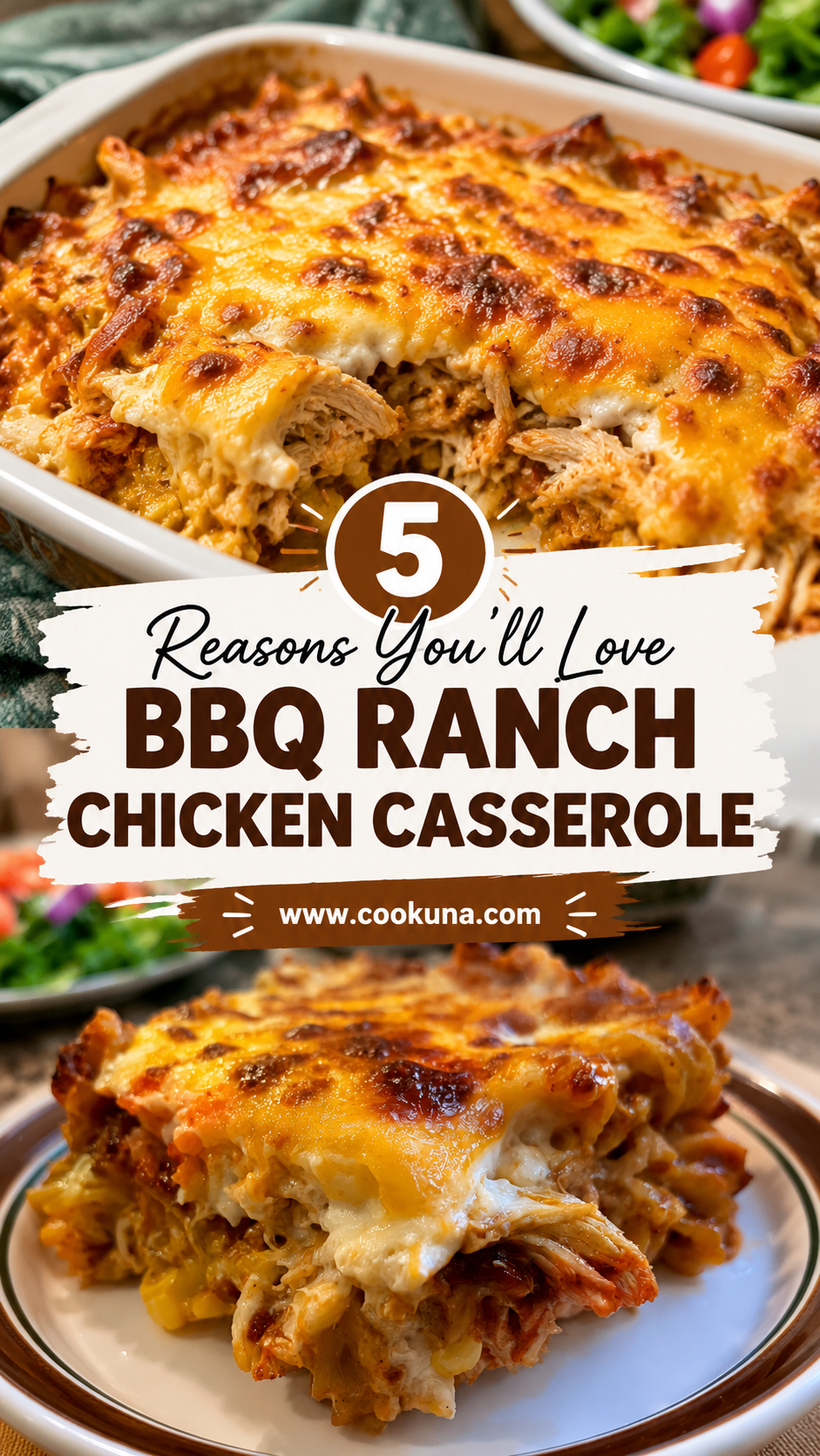 BBQ Ranch Chicken Casserole