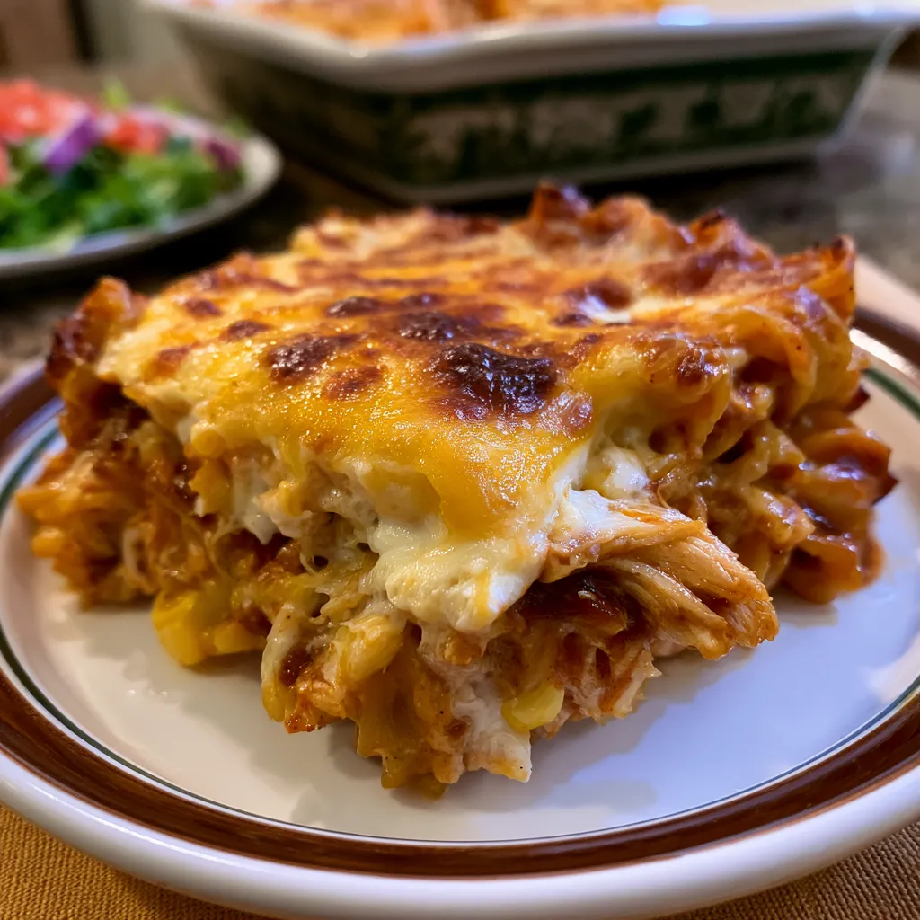 BBQ Ranch Chicken Casserole