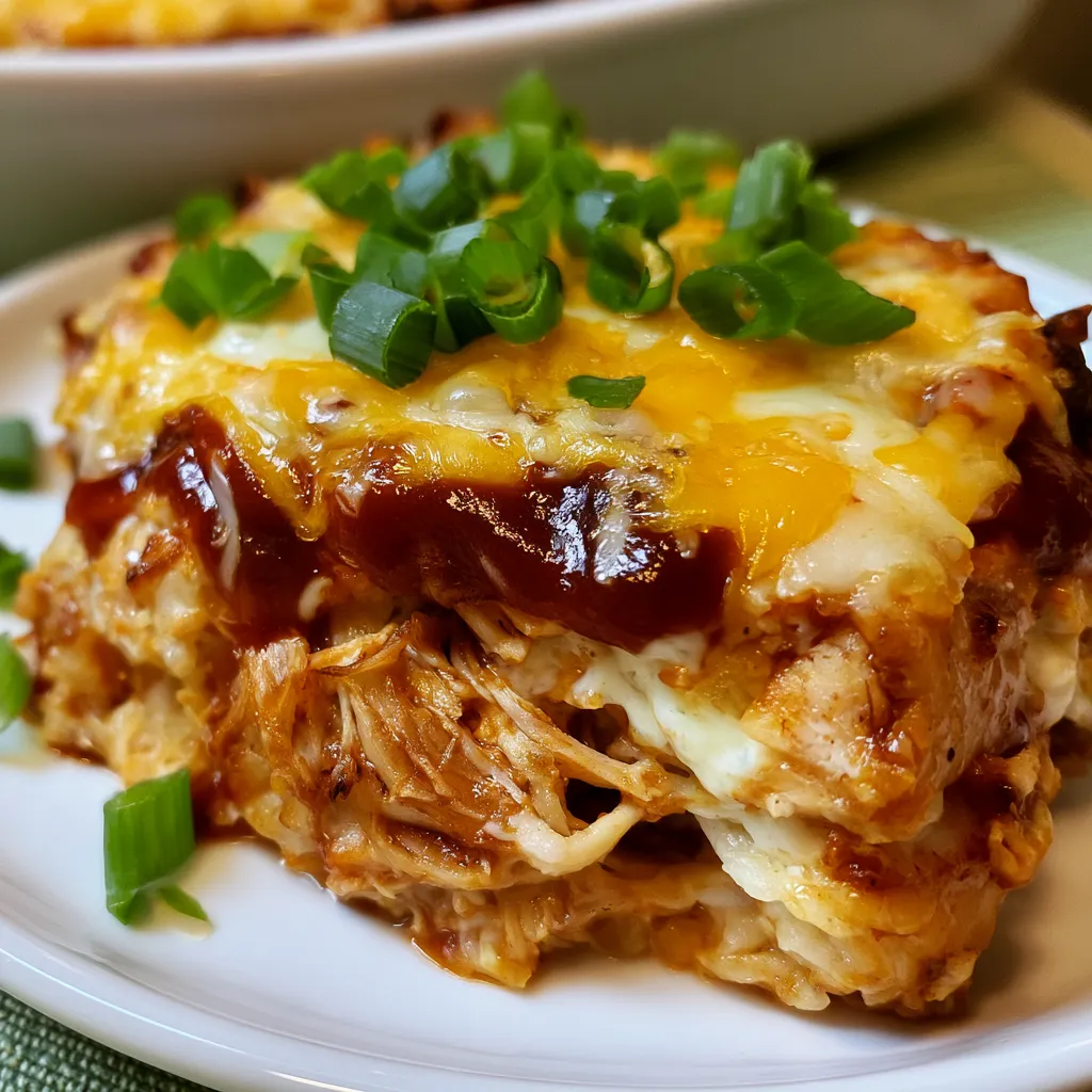BBQ Ranch Chicken Casserole