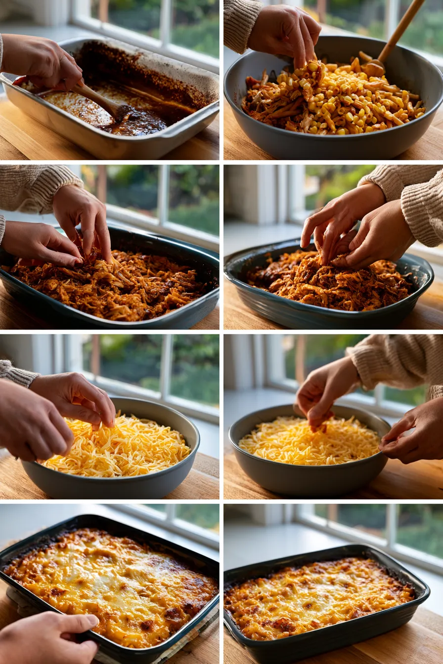 BBQ Ranch Chicken Casserole
