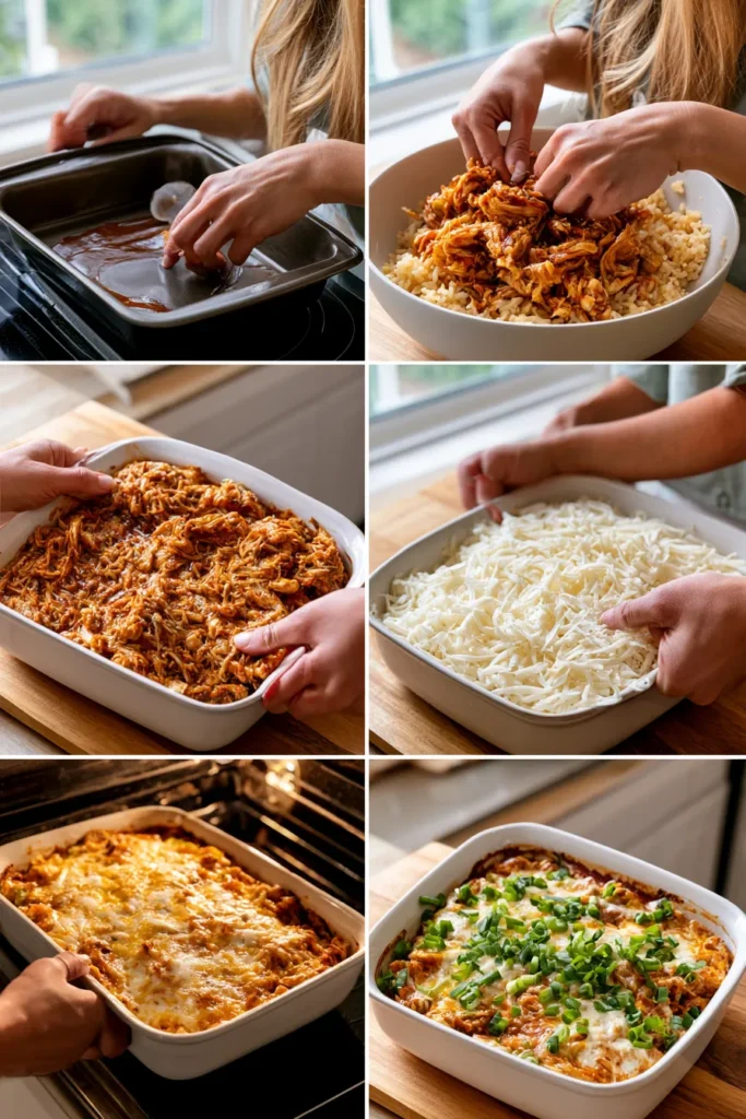 BBQ Ranch Chicken Casserole