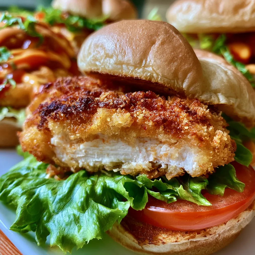 Bang Bang Chicken Sliders
