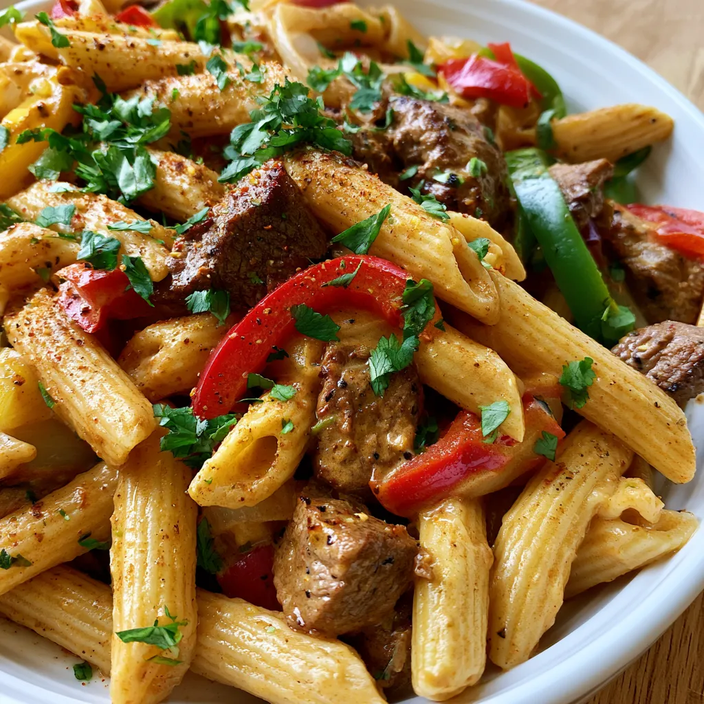 Beef Fajita Pasta Recipe