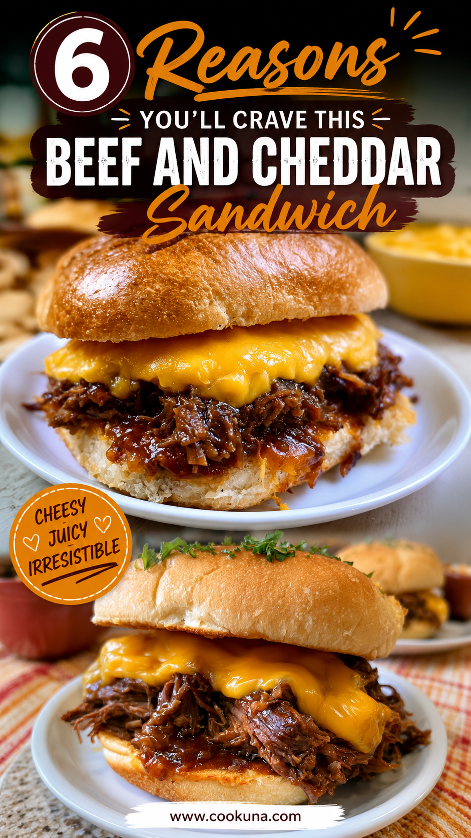 Beef and Cheddar Sandwich