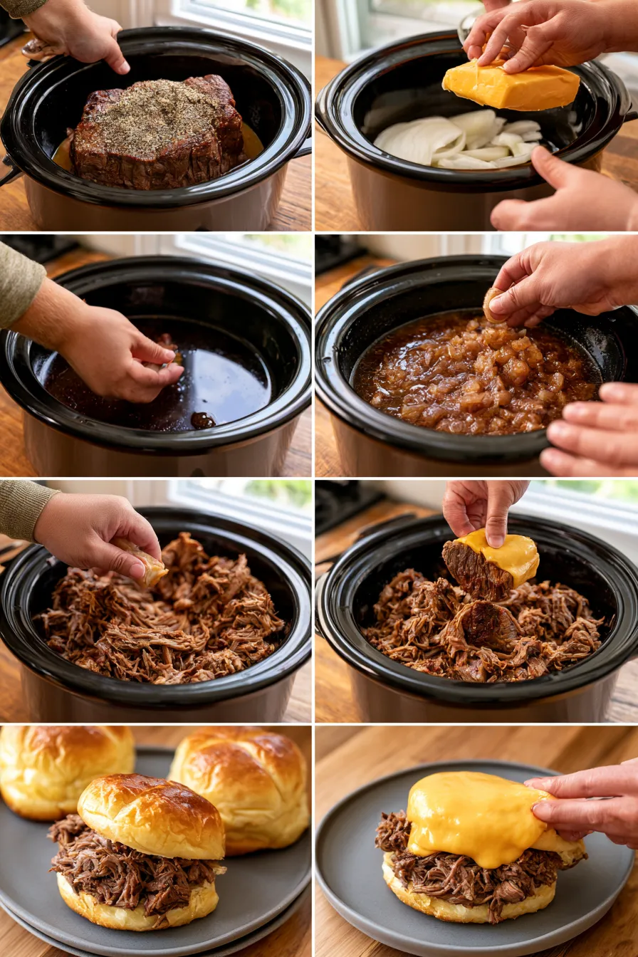 Beef and Cheddar Sandwich