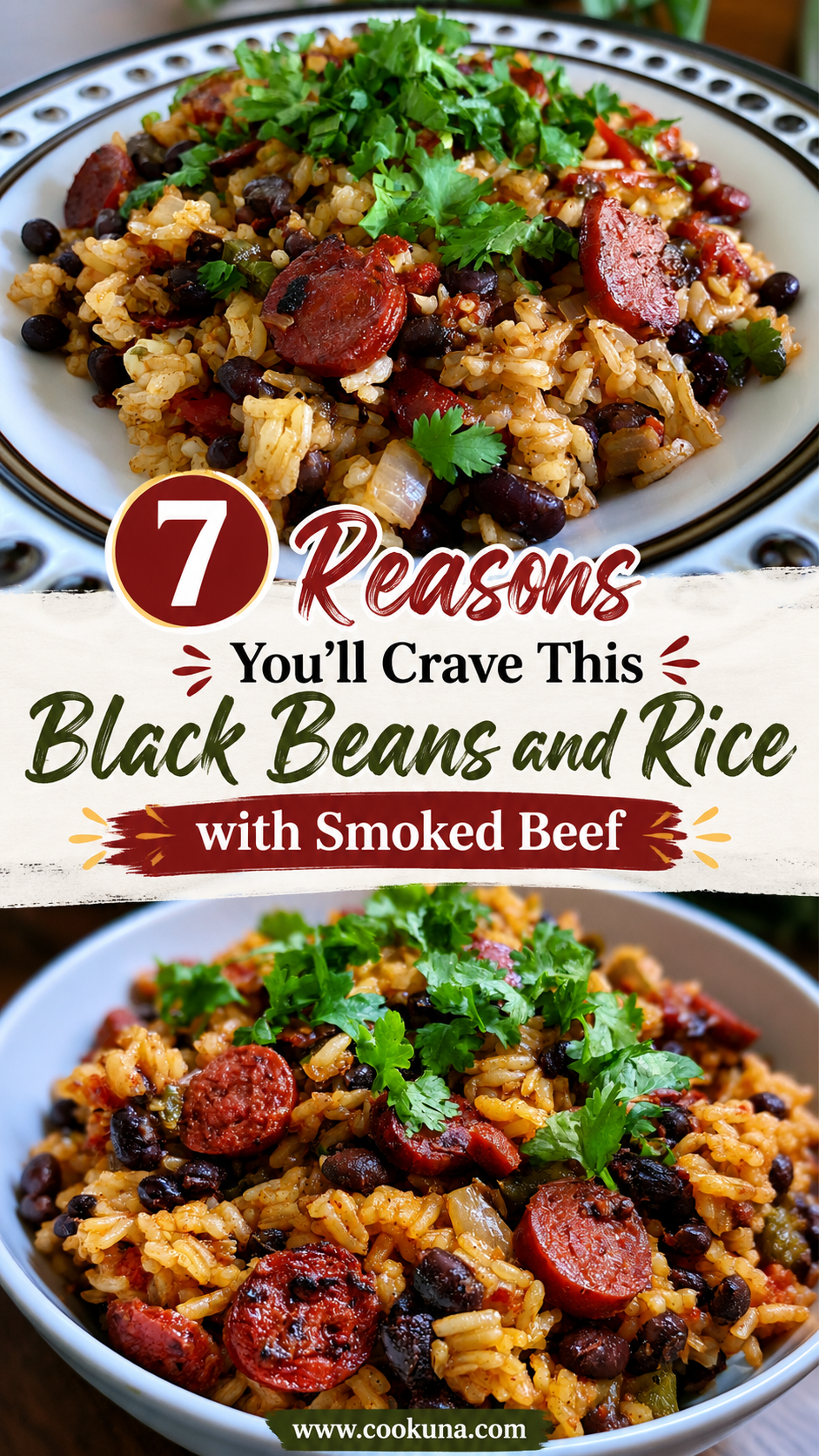 Black Beans and Rice with Smoked Beef
