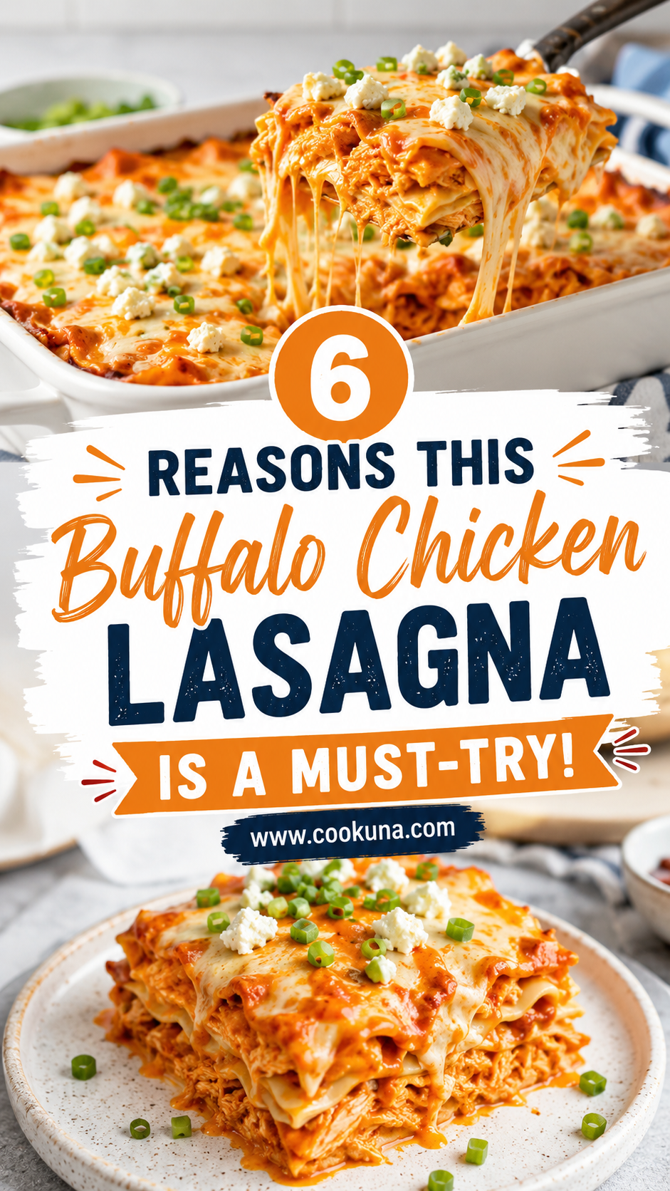 Buffalo Chicken Lasagna