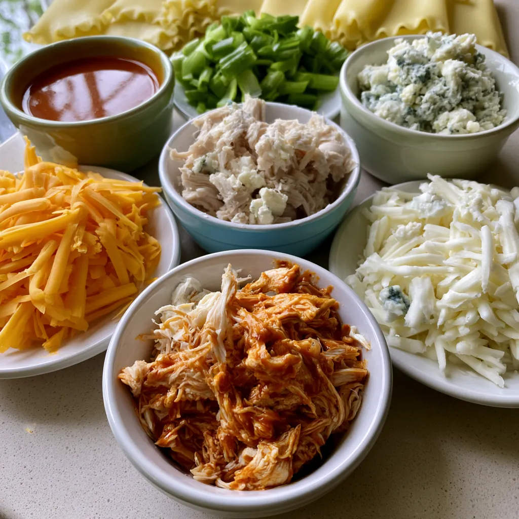 Buffalo Chicken Lasagna
