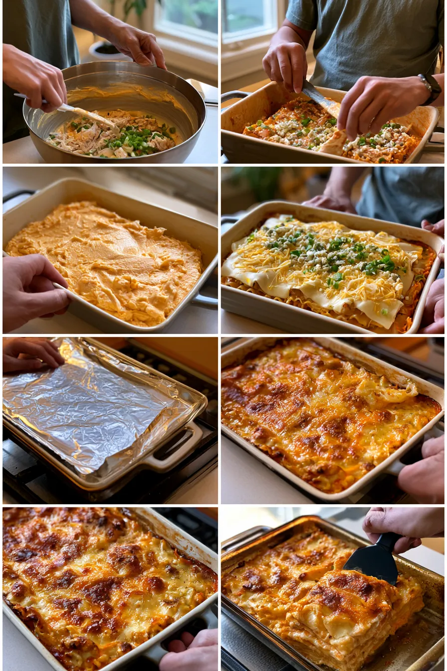 Buffalo Chicken Lasagna