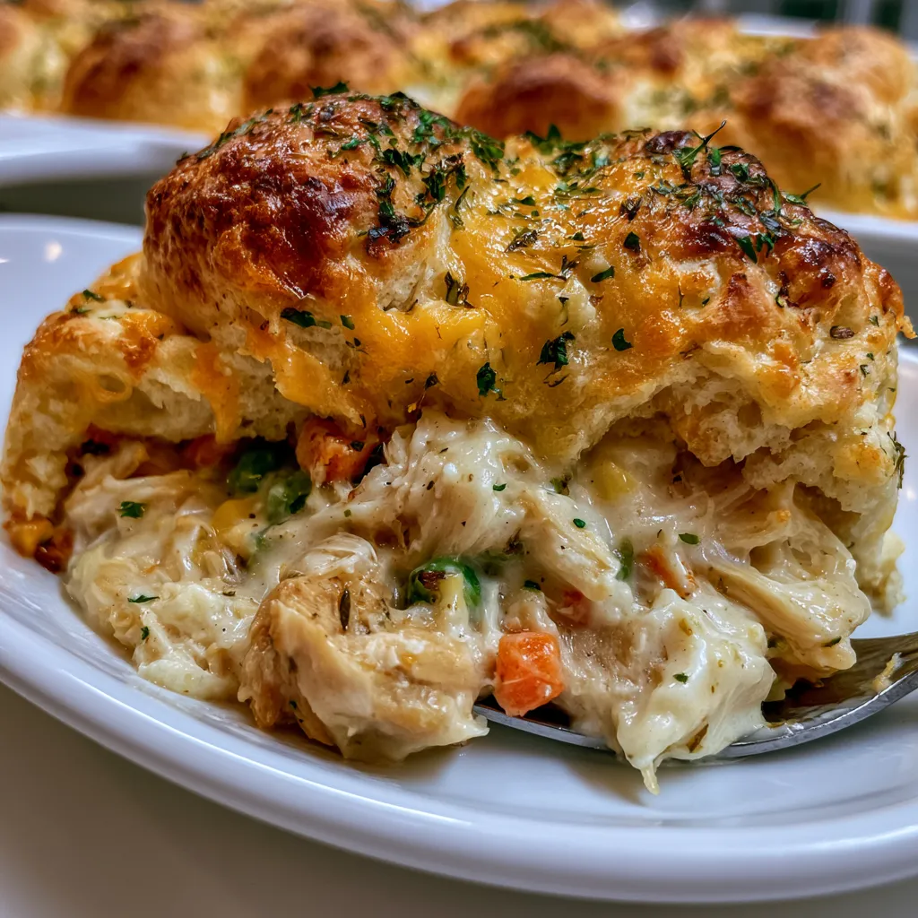 Cheddar Bay Chicken Pot Pie