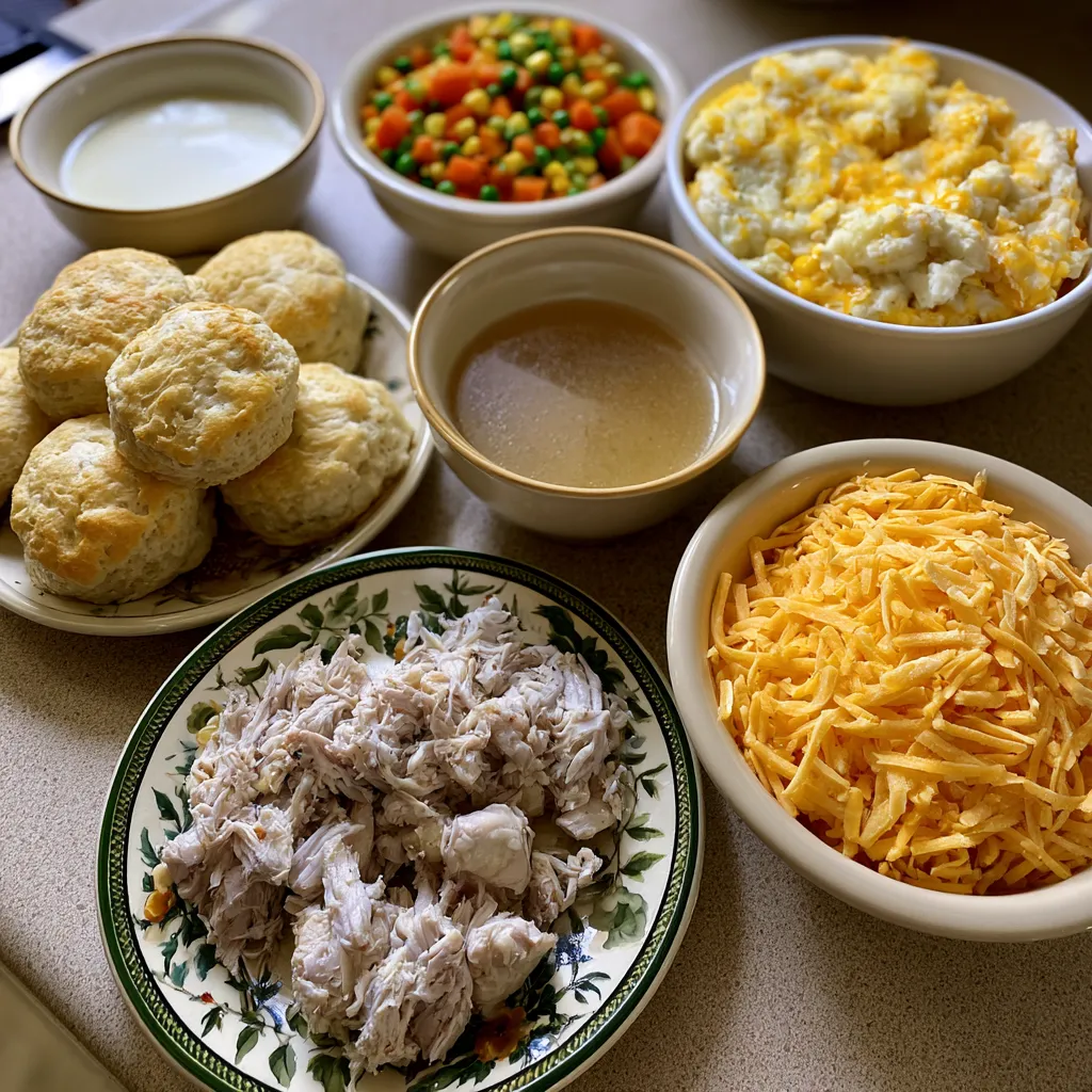 Cheddar Bay Chicken Pot Pie