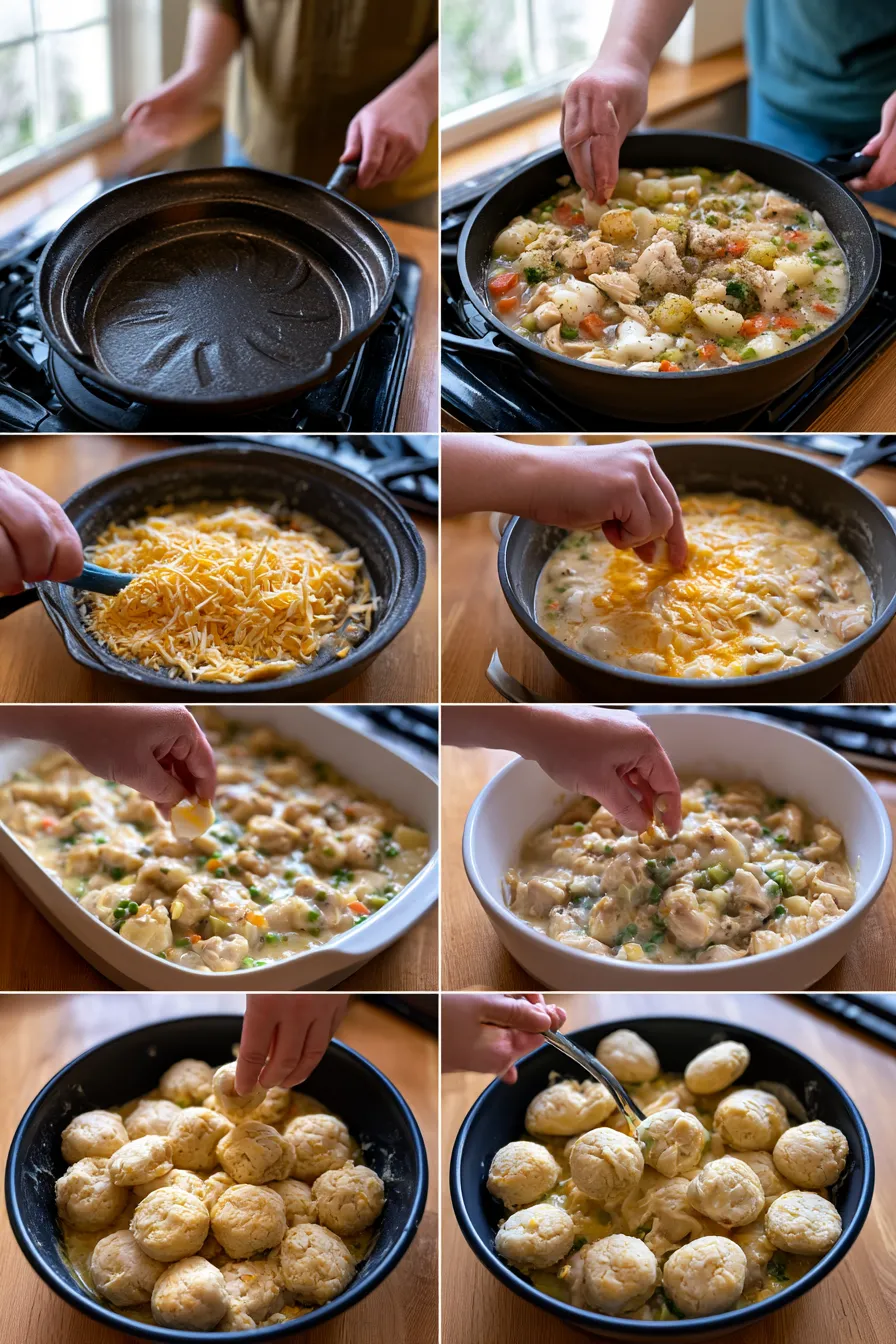 Cheddar Bay Chicken Pot Pie