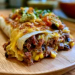 Cheesy Beef Burritos
