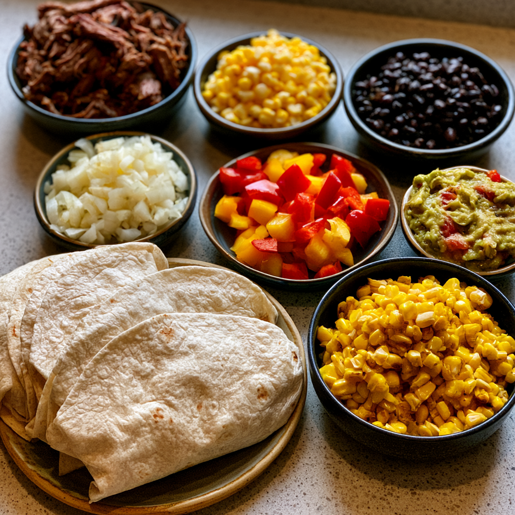 Cheesy Beef Burritos