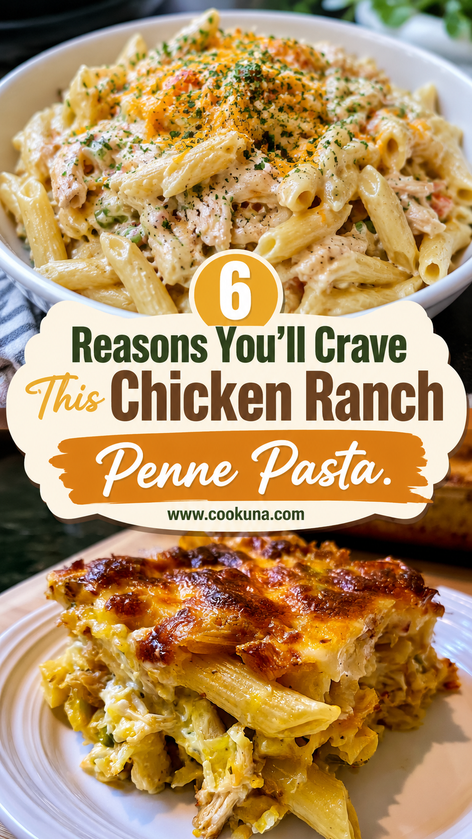 Chicken Ranch Penne Pasta