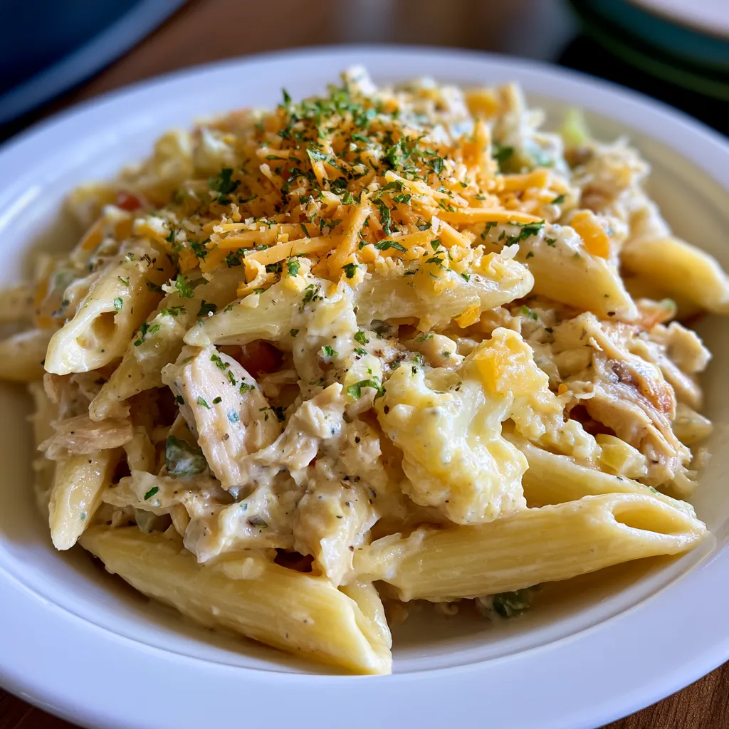 Chicken Ranch Penne Pasta