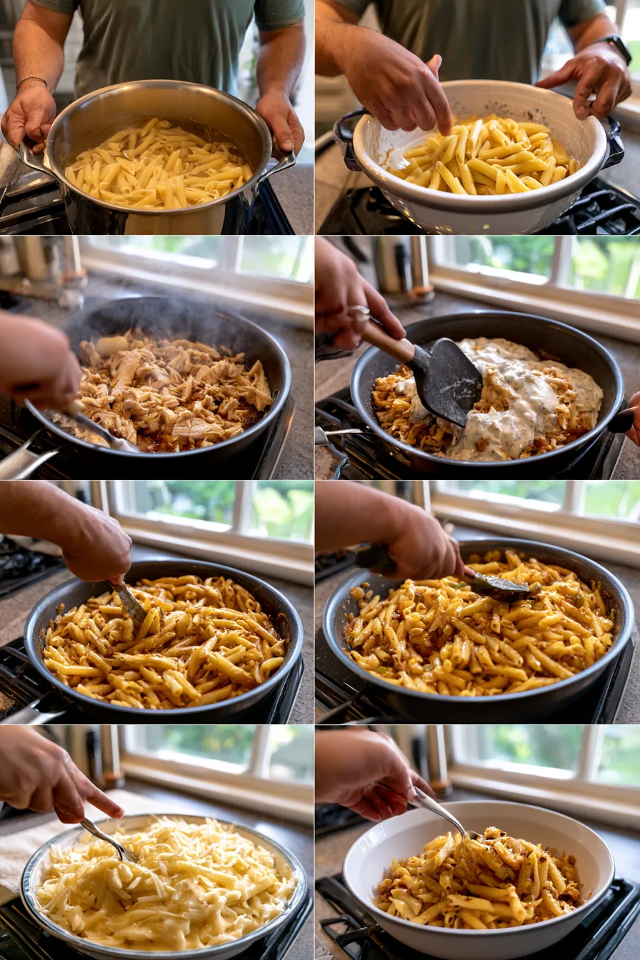 Chicken Ranch Penne Pasta