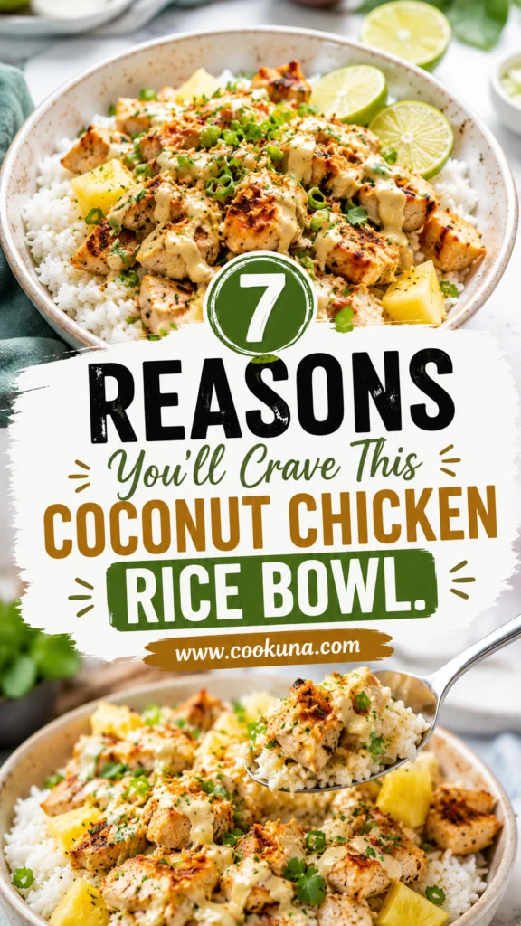Coconut Chicken Rice Bowl