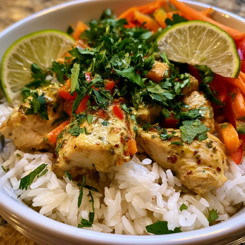 Coconut Chicken Rice Bowl