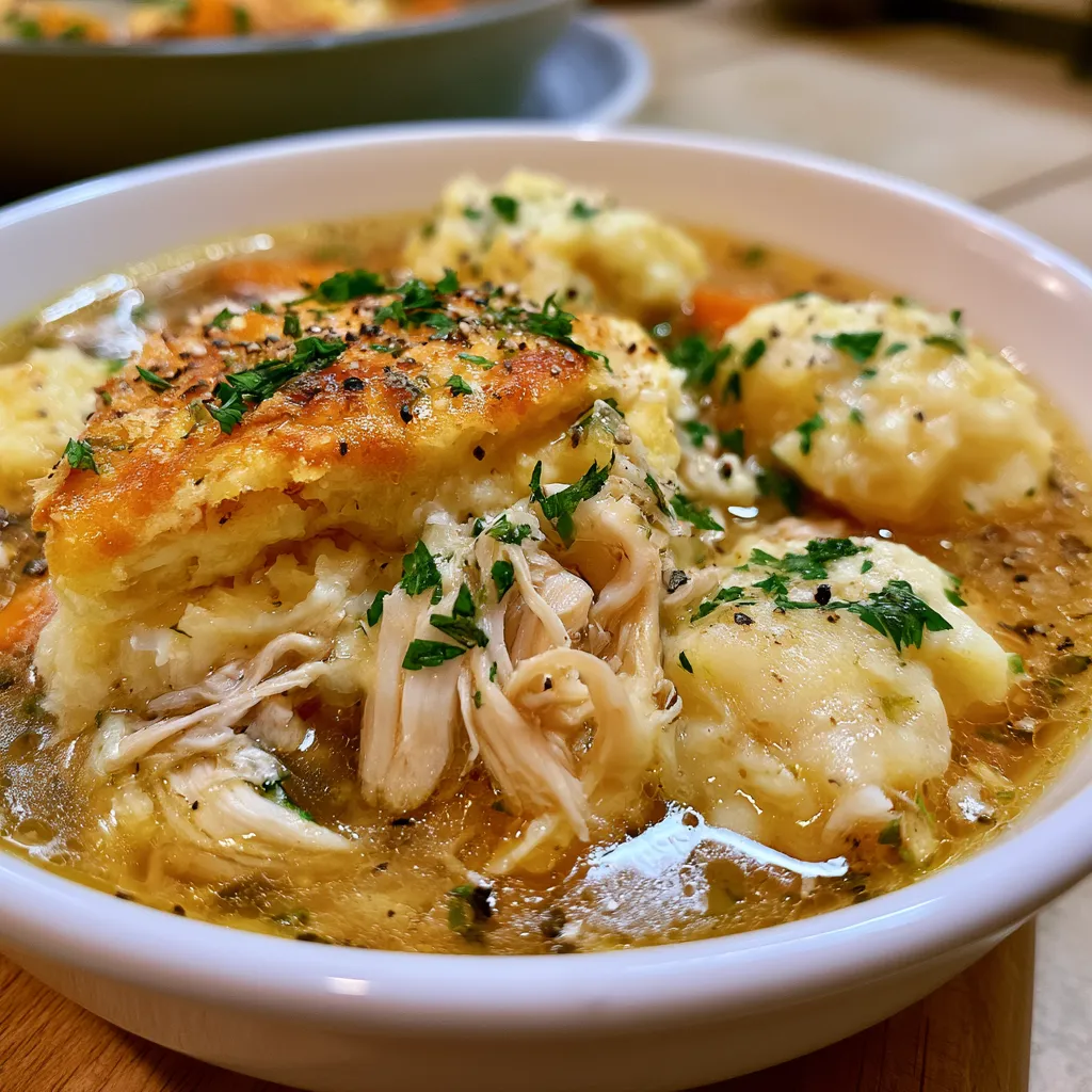 Copycat Cracker Barrel Chicken and Dumplings