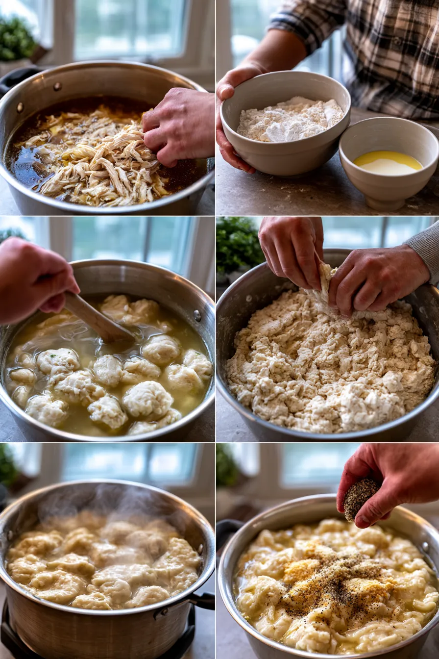 Copycat Cracker Barrel Chicken and Dumplings