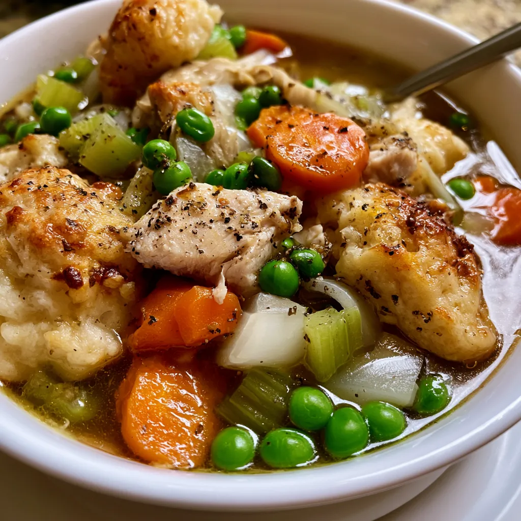 Cozy Crockpot Chicken and Dumplings