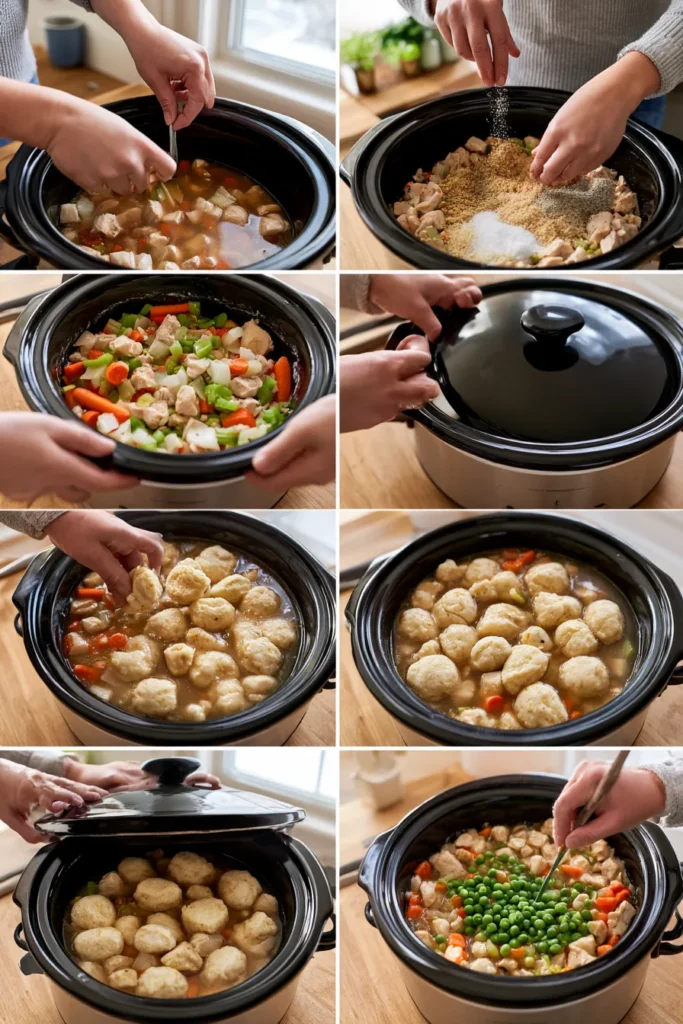 Cozy Crockpot Chicken and Dumplings