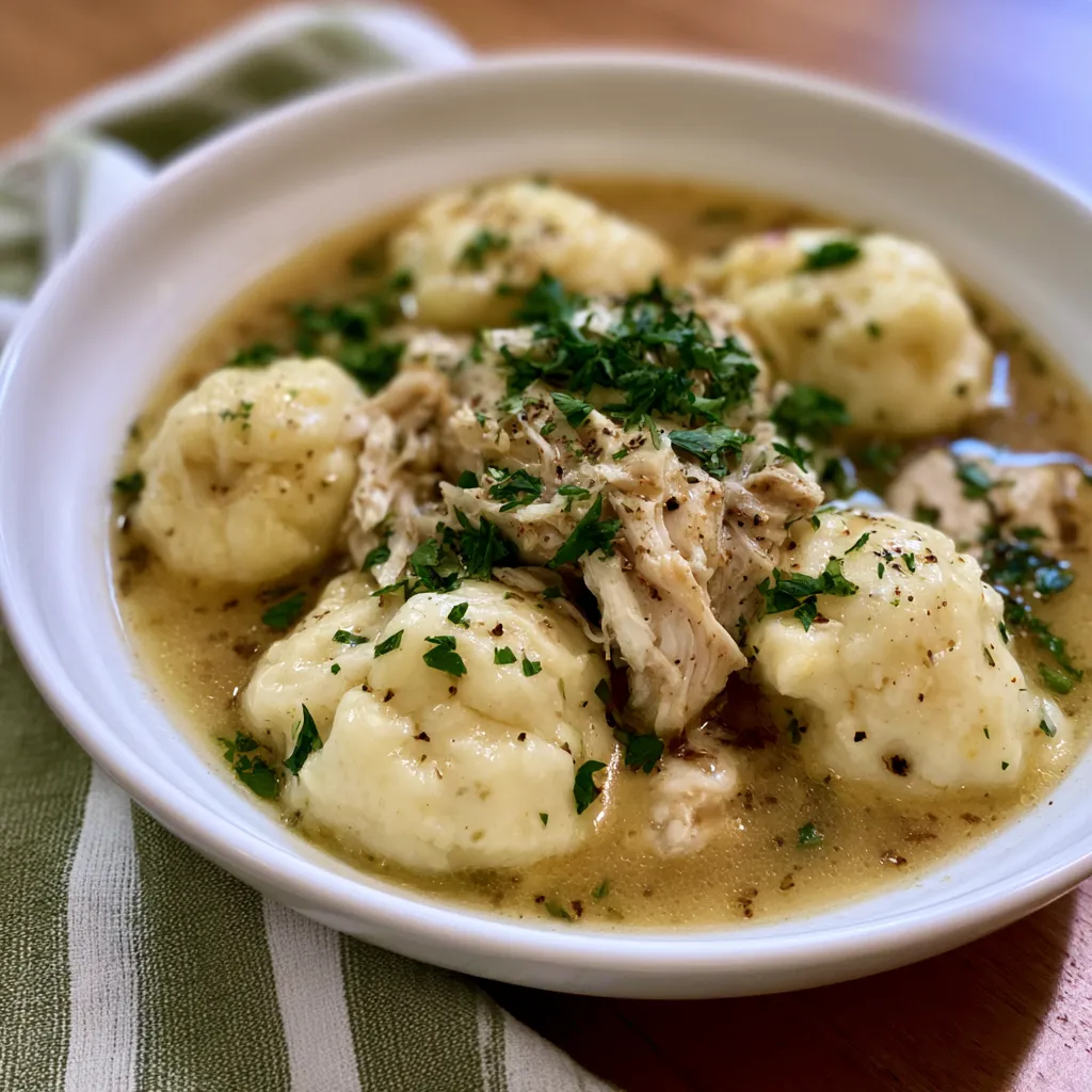 Cozy Homemade Chicken and Dumplings