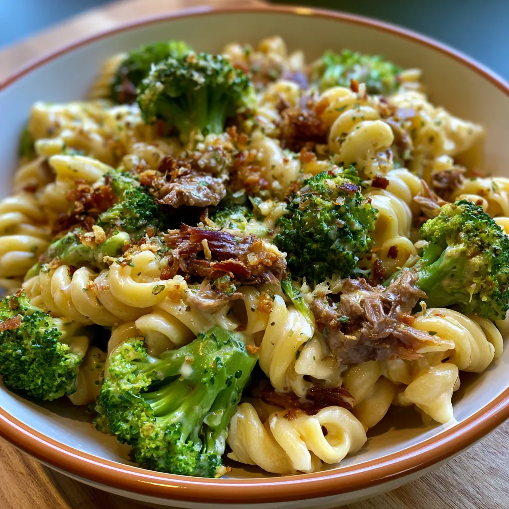 Creamy Beef Broccoli Pasta
