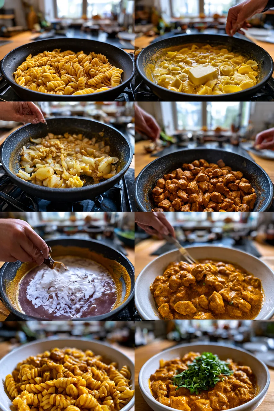 Creamy Butter Chicken Pasta