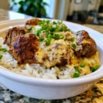 Creamy Cajun Beef & Rice Bowls