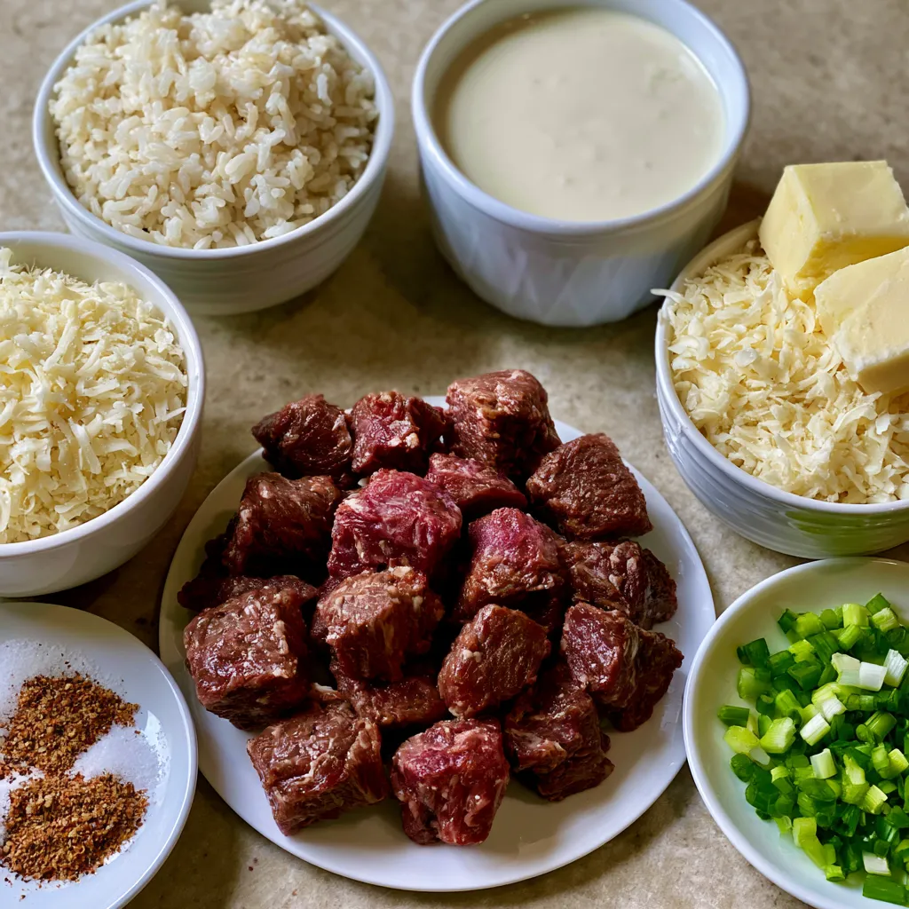 Creamy Cajun Beef & Rice Bowls