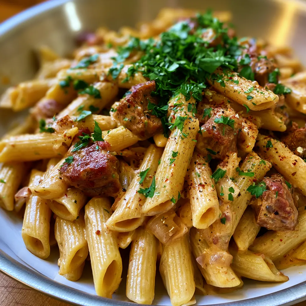 Creamy Cajun Pasta Skillet
