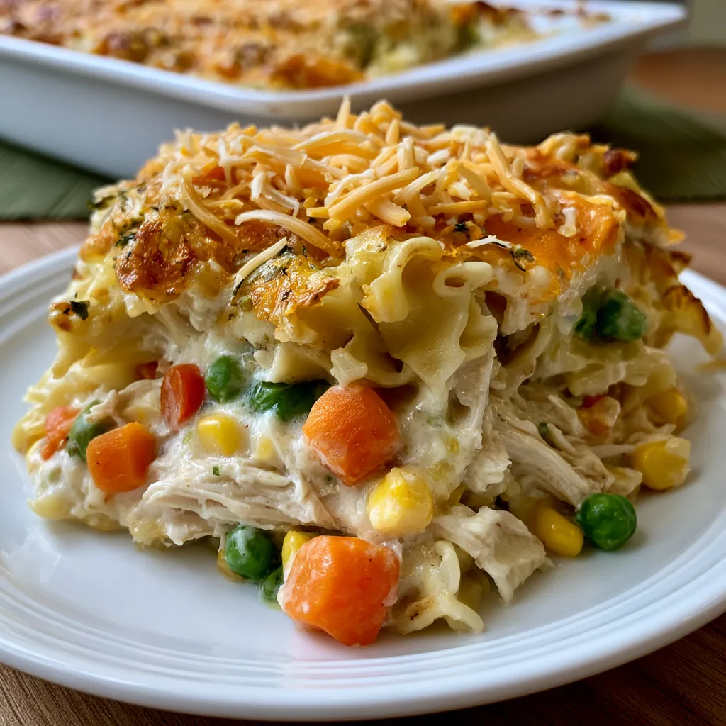 Creamy Chicken Noodle Casserole