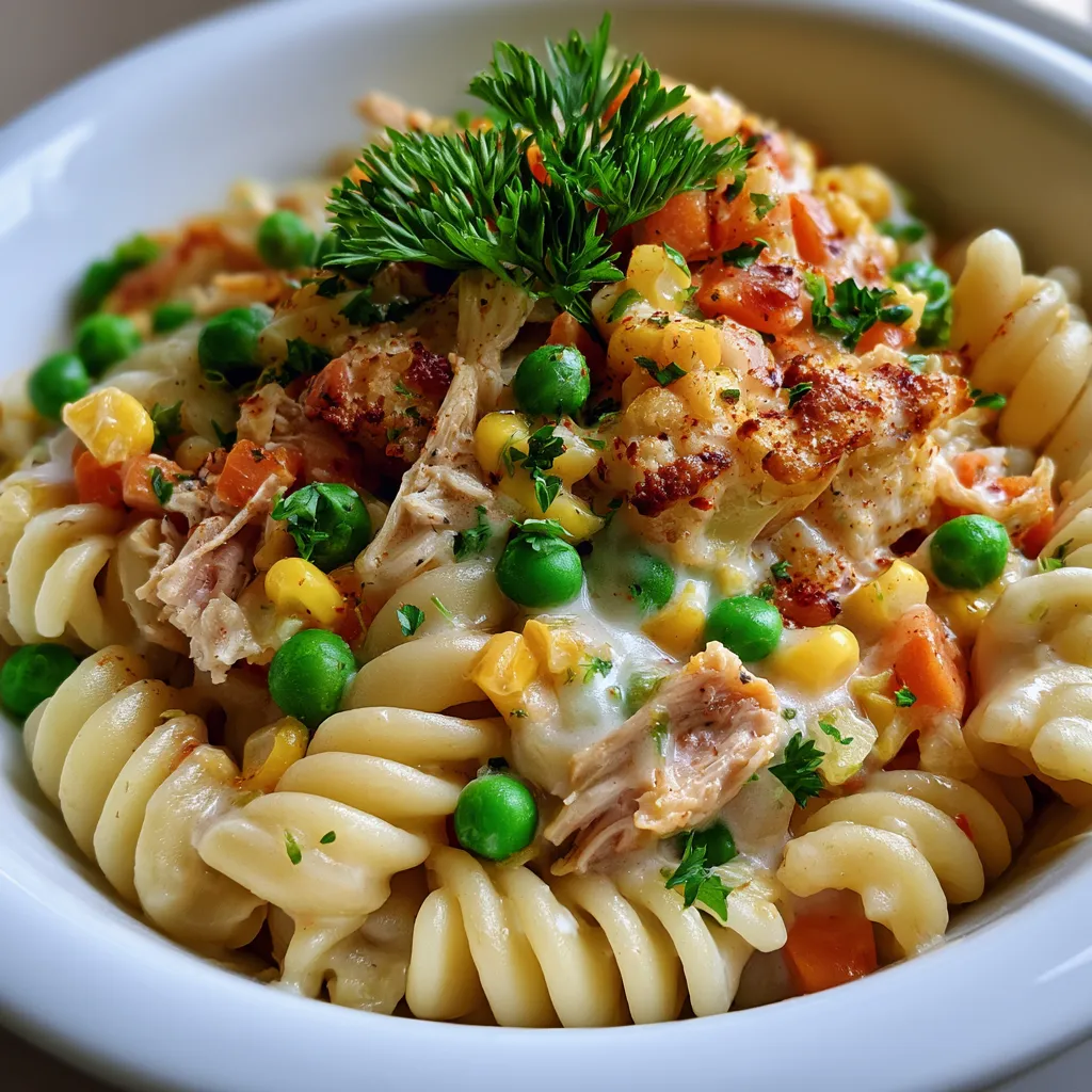 Creamy Chicken Pot Pie Pasta