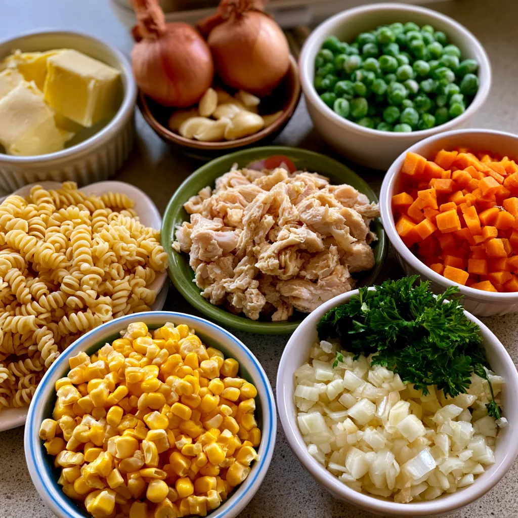 Creamy Chicken Pot Pie Pasta
