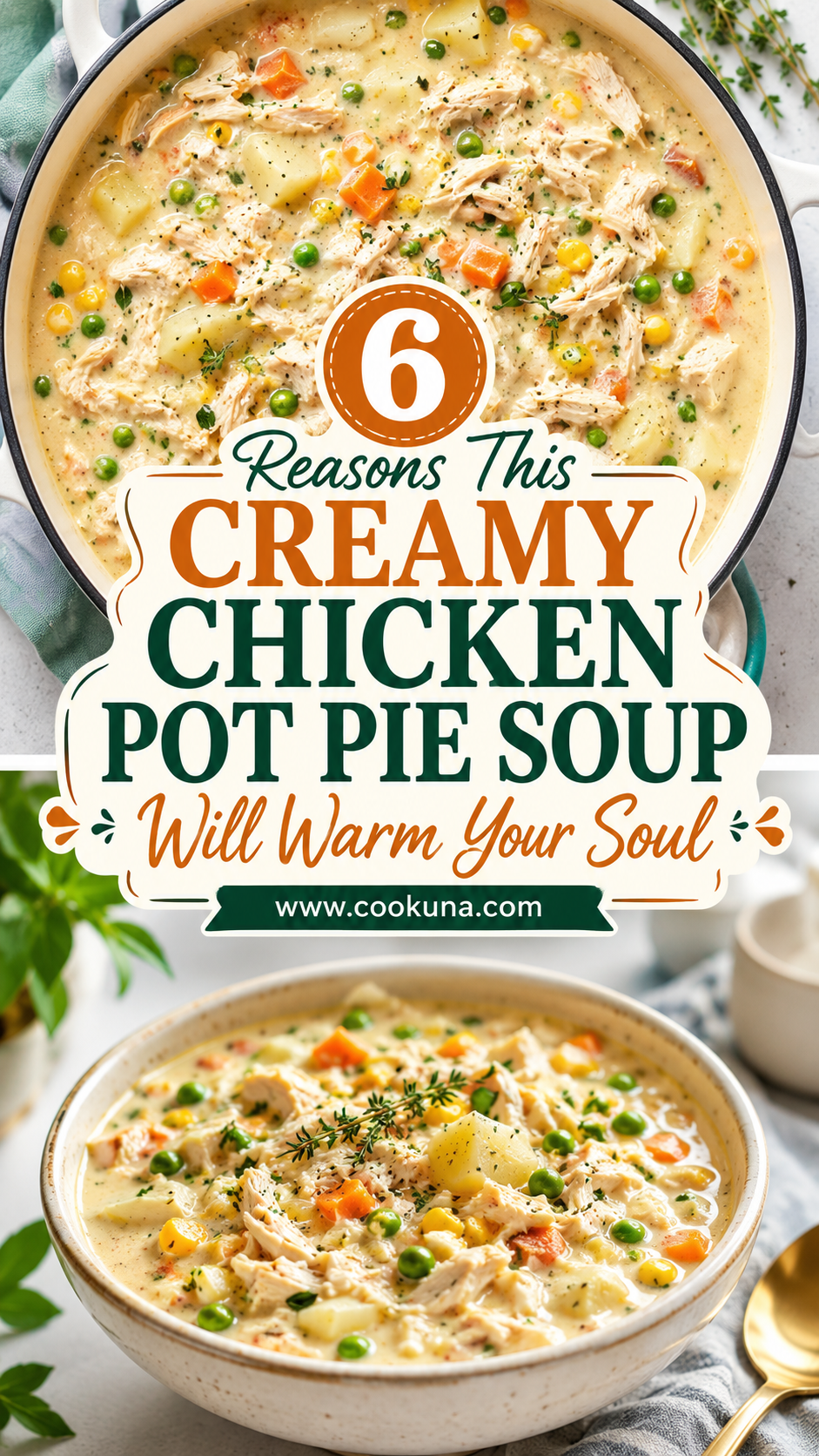 Creamy Chicken Pot Pie Soup