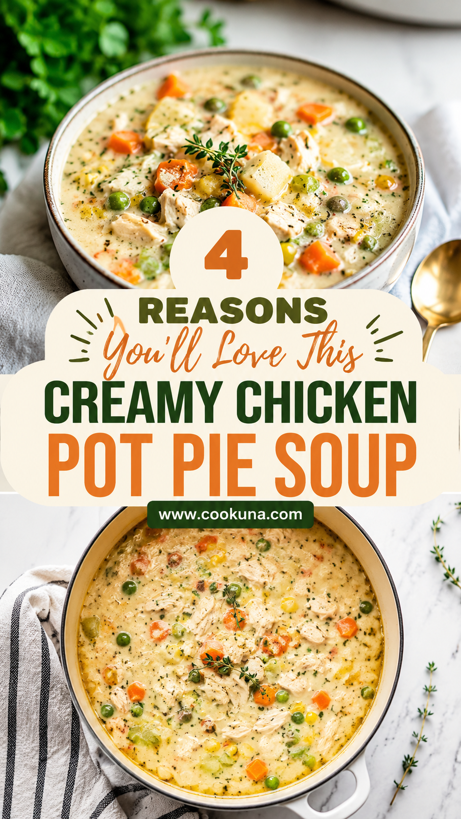 Creamy Chicken Pot Pie Soup
