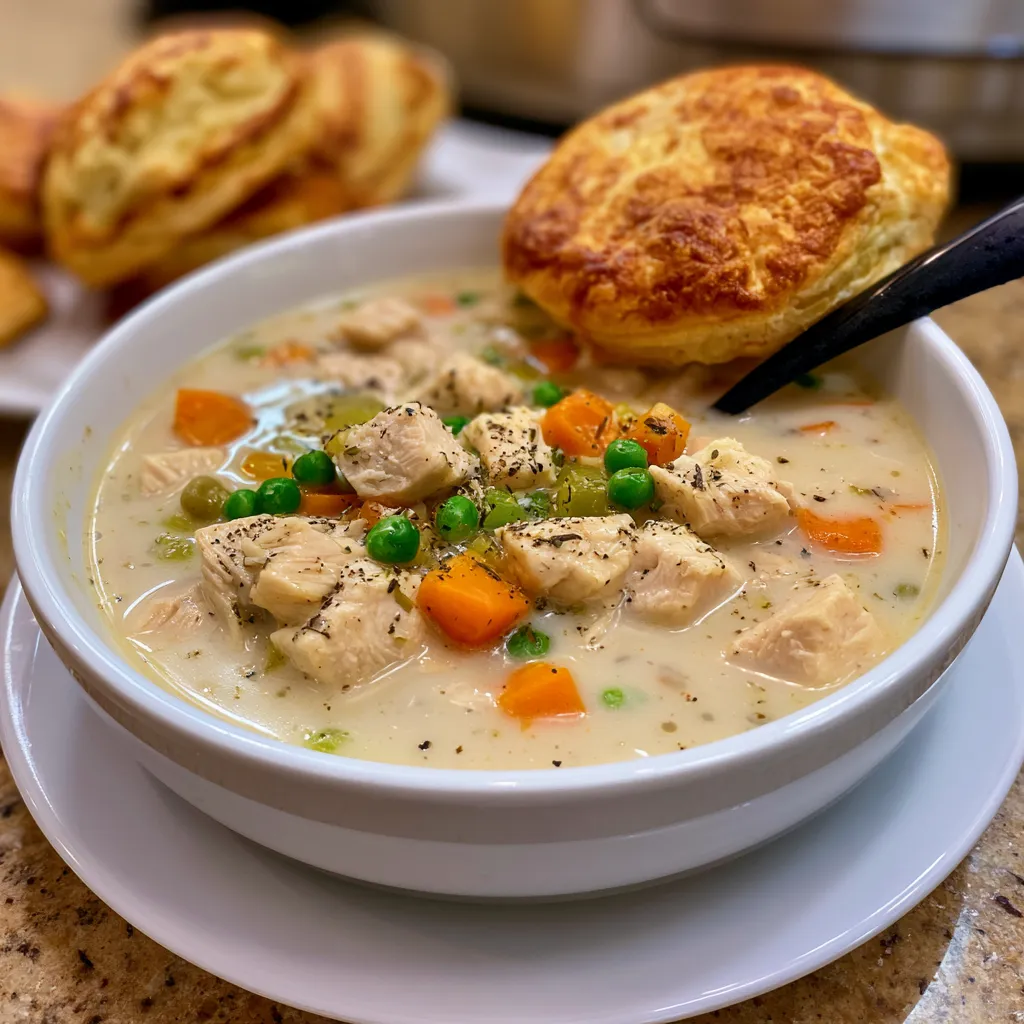 Creamy Chicken Pot Pie Soup
