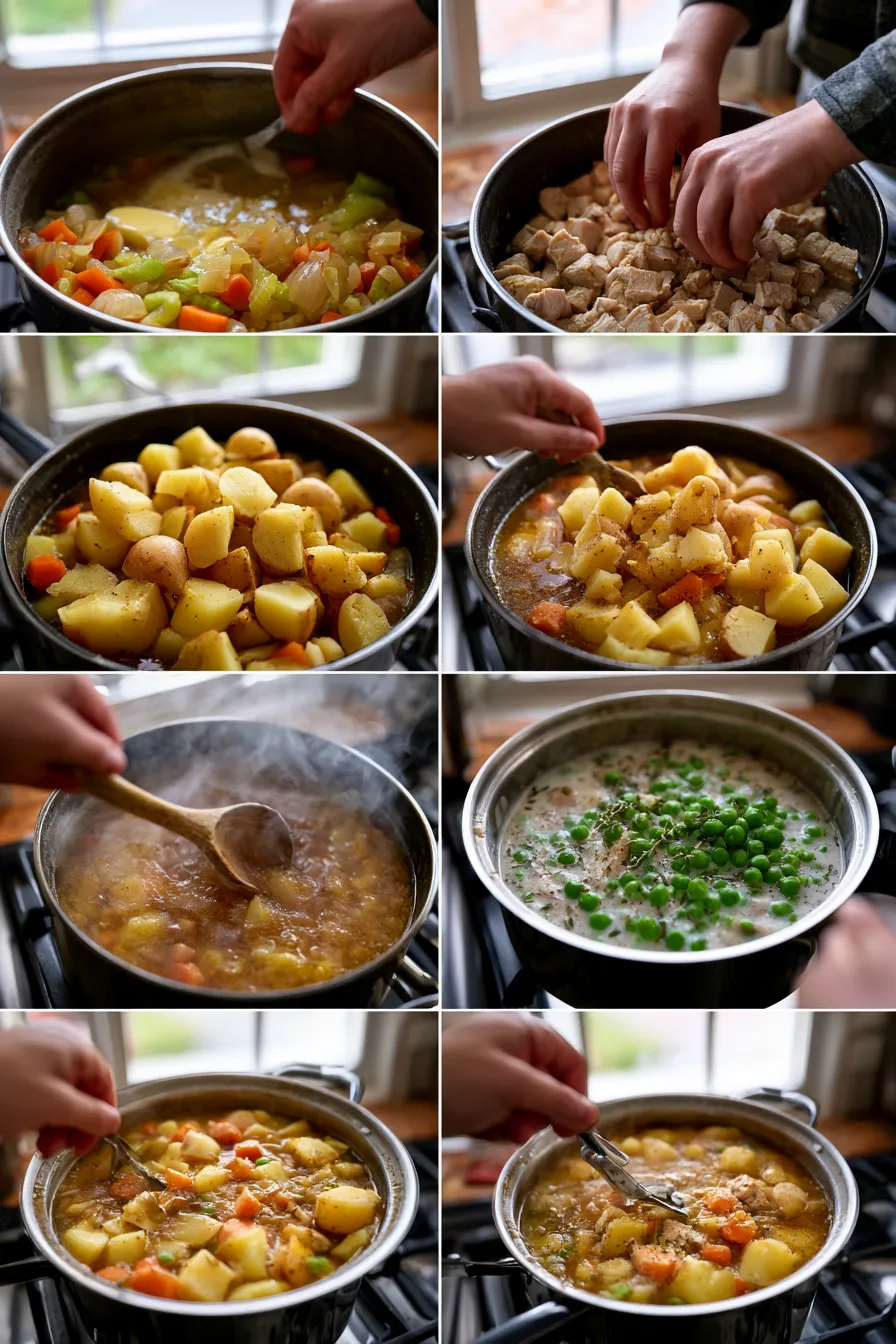 Creamy Chicken Pot Pie Soup