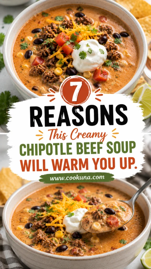 Creamy Chipotle Beef Soup