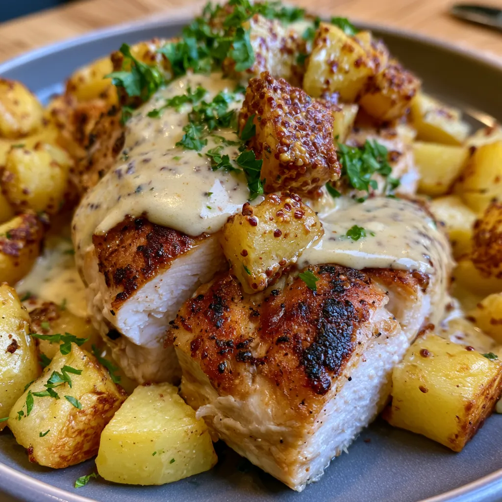 Creamy Dijon Chicken and Potatoes
