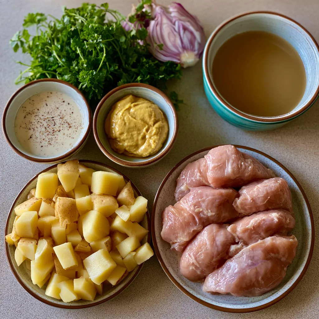 Creamy Dijon Chicken and Potatoes